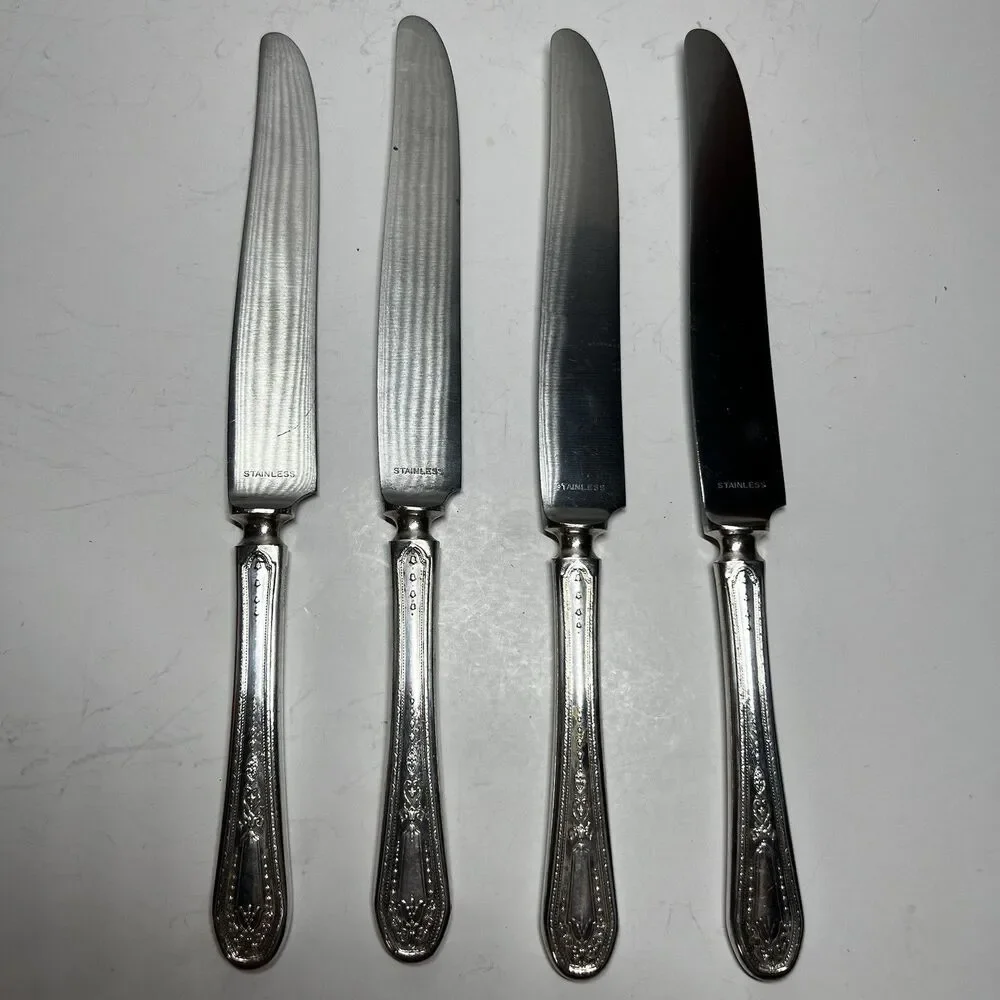 Lot of 4 Vintage Oneida Community HAMPTON COURT 9 1/8